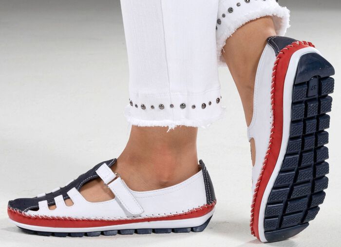 Gemini, klassieke damespantoffels, breedte G, met uitneembaar voetbed 