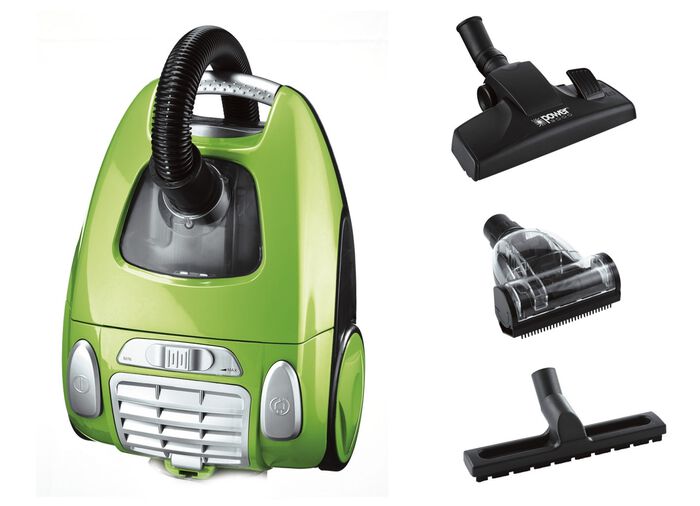 Cycloonstofzuiger in compacte vorm. 