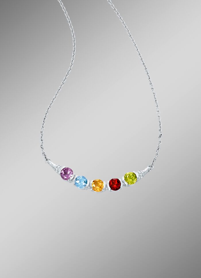 Ketting met edelstenen 