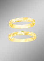 Machinaal gegraveerde trouwring 