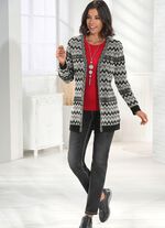 Vest met fijne structuren 