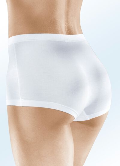 Set van vier boxershorts met elastische tailleband 