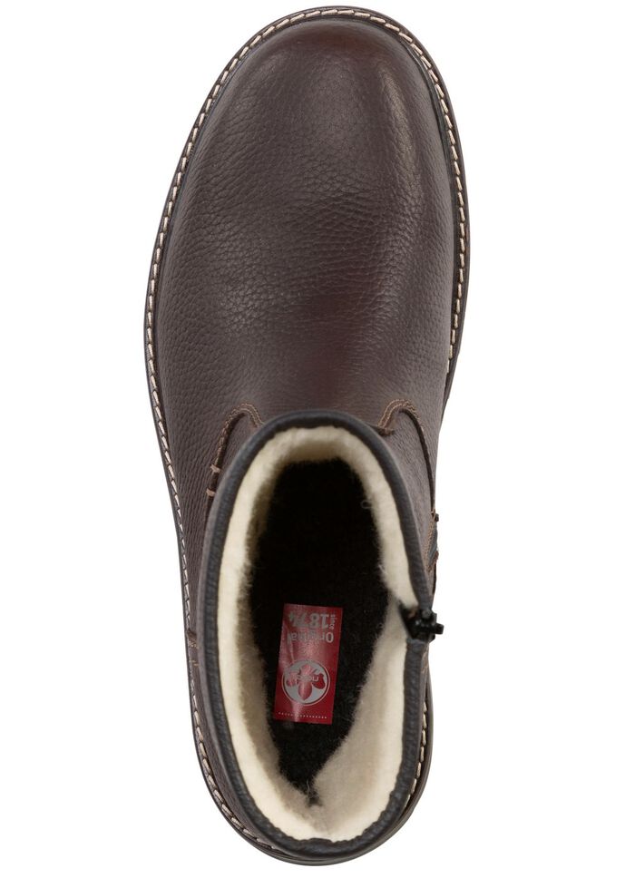 Rieker laarzen gemaakt van nappaleer DONKERBRUIN