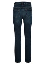 Jeans met strass steentjes en sierstiksels 