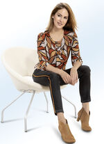 Overhemdtuniek met decoratieve knopen 