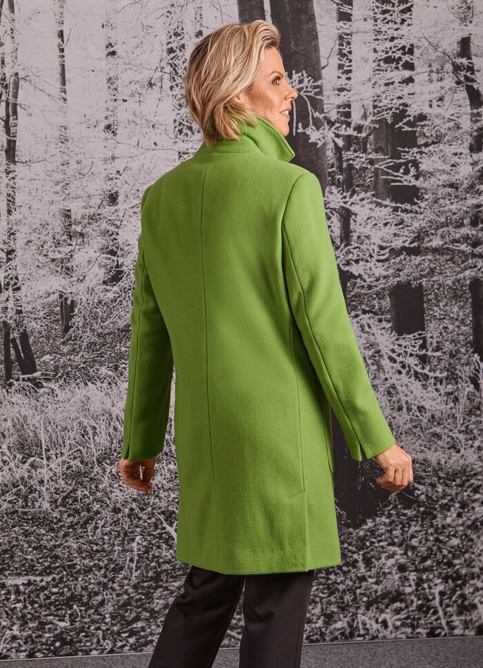 Korte jas met reverskraag 