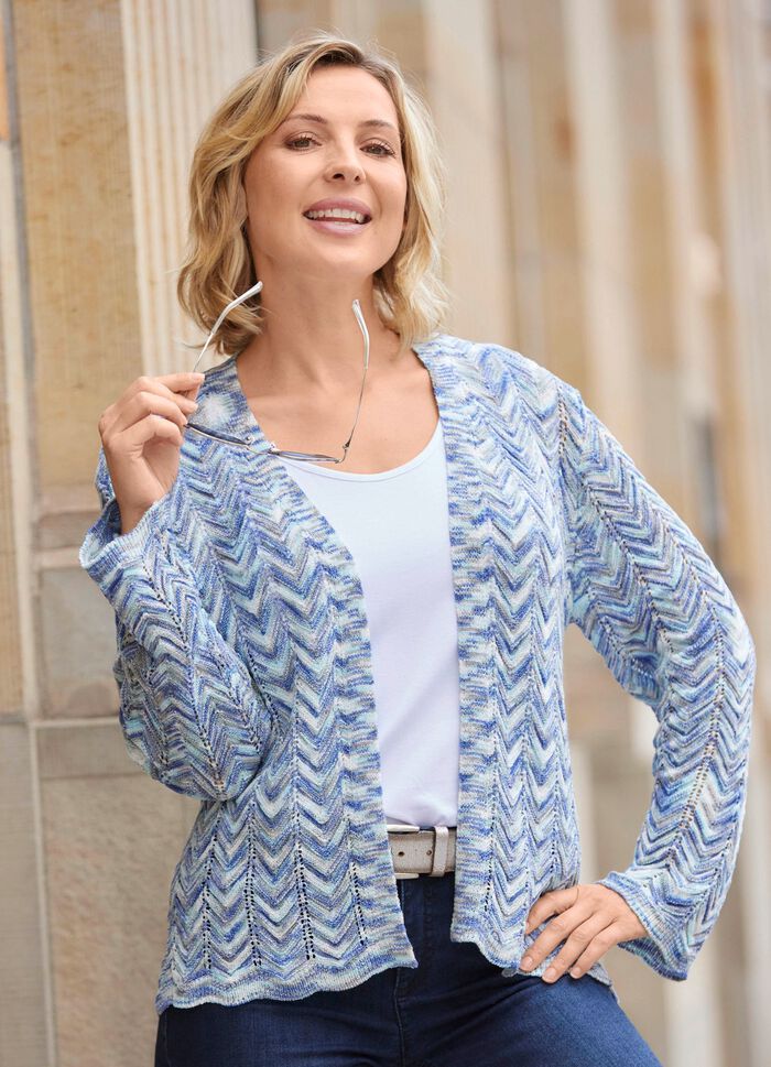 Cardigan met een geweldig kleurverloop 