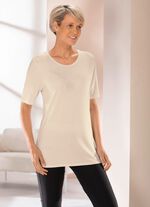 Shirt met elegante strass-versiering 