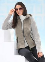 Functioneel jack in 2 kleuren TAUPE-NATUREL WIT