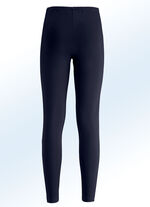 Leggings in een interessante materiaalmix MARINE