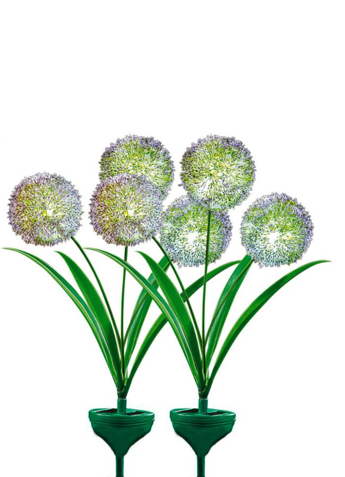 Verlichting op zonne-energie, 2-delige set 