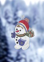 Raamdecoratie van kantwerk uit Plauen 