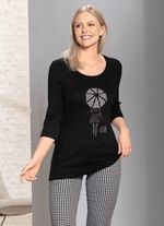 Mooi overhemd met uitgebreide applicatie 