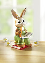 Paashaas met liederenboek van Goebel 