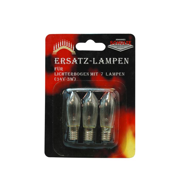Vervangingslampen set van 3 