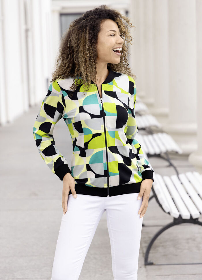 Blousejasje met leuke print 