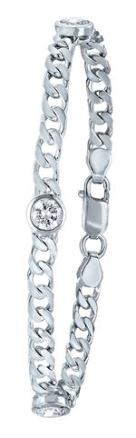 Armband met pantser-design 