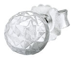 Oorknopjes met gefacetteerde balletjes 