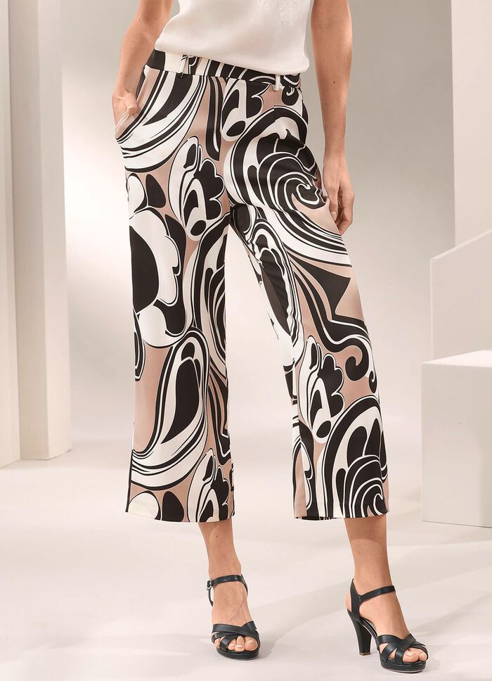 Culotte in modieuze wijdte 