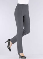Broek met zachte, verwarmende voering DONKERGRIJS