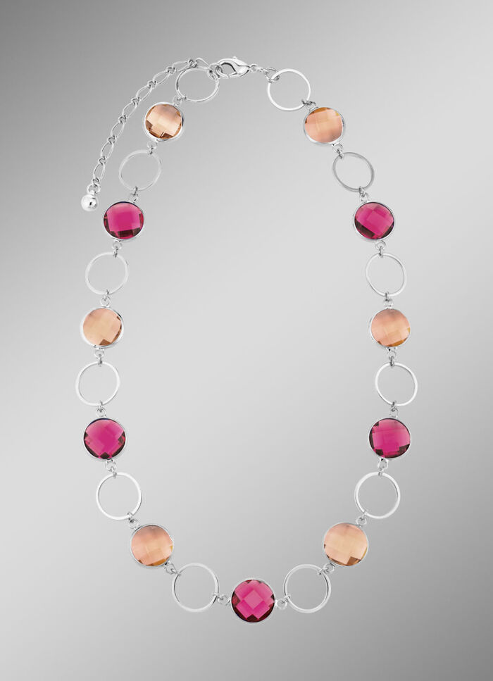 Sieradenset, 3-delig, met kristalstenen 