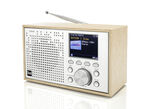 Dubbele DCR-100 digitale radio in houten ontwerp 
