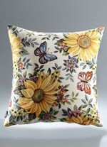 Tafel- en kamerdecoratie met zonnebloemmotief 