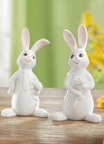 Goebel konijnen met de hand gemaakt en beschilderd WIT