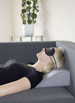 Trapeziumkussen met warmte- en massagefunctie 