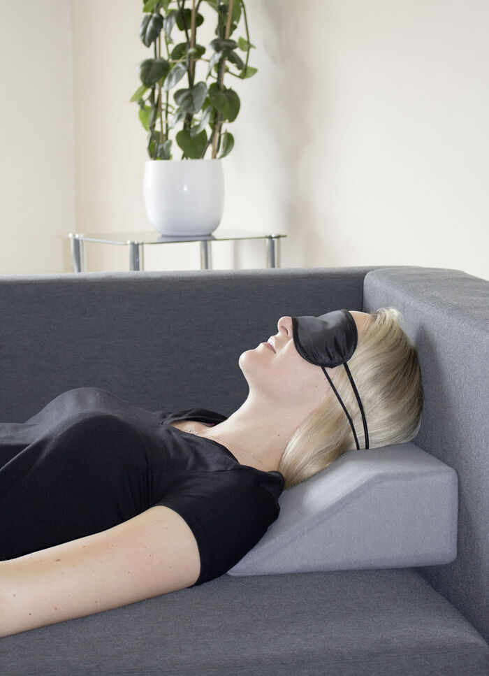 Trapeziumkussen met warmte- en massagefunctie 