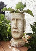 Paaseiland plantenpot gemaakt van magnesiumoxide 