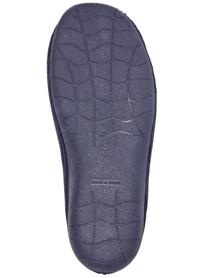 Pantoffels van textiel in corduroy-look MARINE