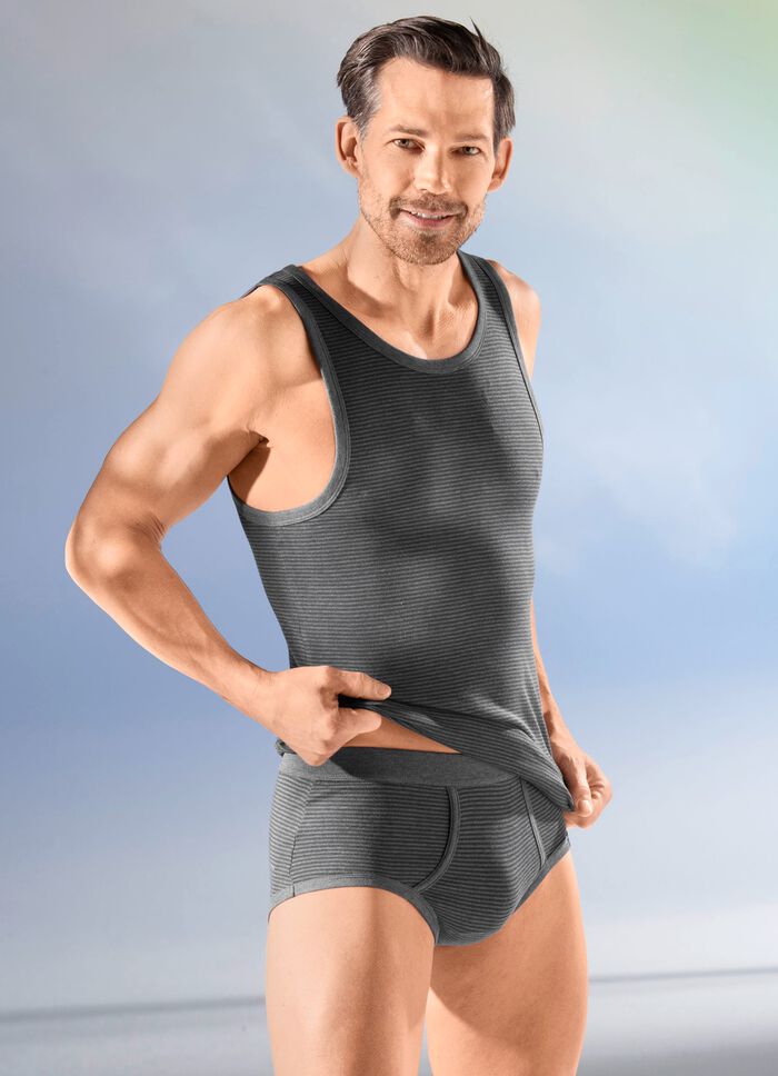 Vierpack sportjassen van fijne ribstof 