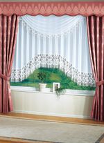 Middenboog met Plauener kant 