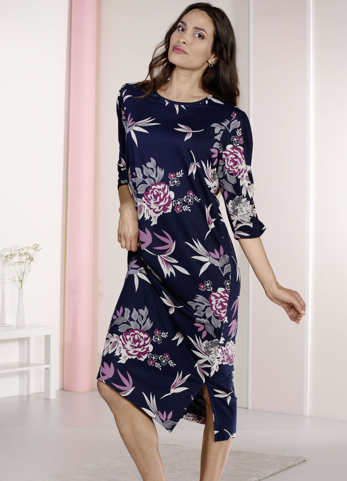 Laurina nachthemd met zijsplit 