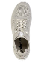 Comfortabele damesschoenen op blote voeten met uitneembaar voetbed ECRU