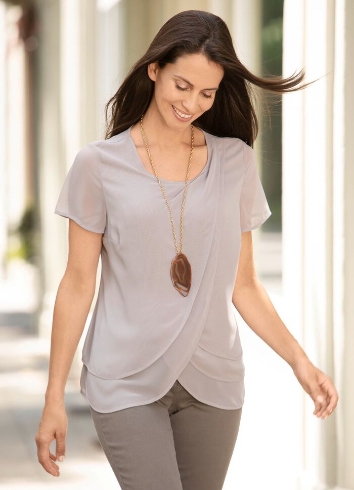 Tuniek met ronde hals 