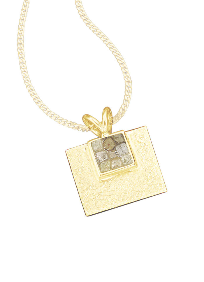 Kettinghanger met ruwe diamanten 