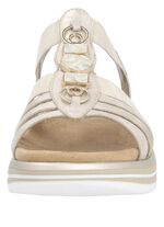 Remonte sandaal met bandjes en metalen decoratie 