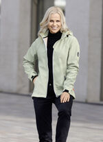 Jas met gelijmde fleece binnenkant LINDE GROEN