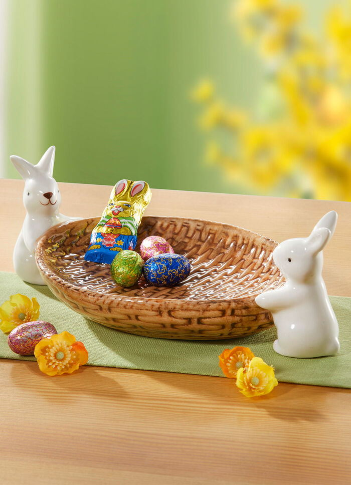 Decoratieve schaal in gevlochten look 