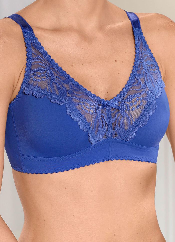 BH met gebloemd elastisch kant 