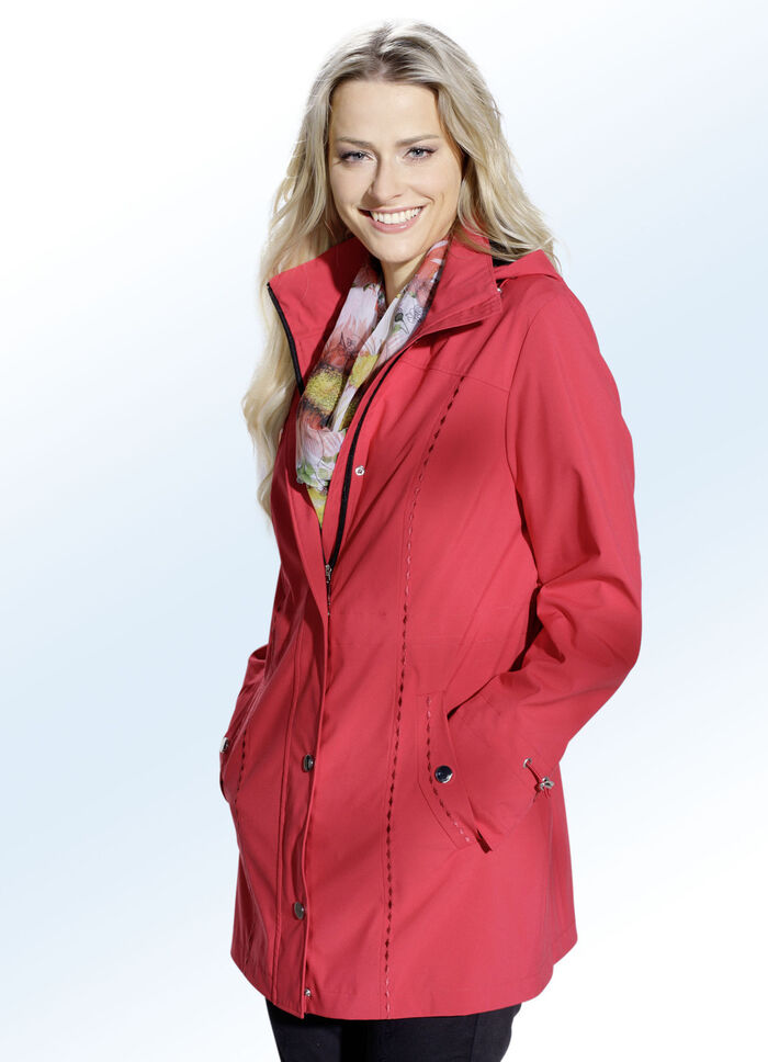 Functioneel jack met decoratieve stiksels 