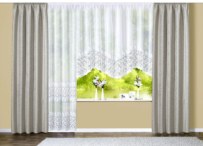 Prachtig lang gordijn 