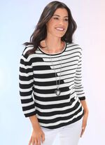 Trui met grafisch dessin 