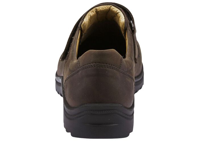 Waldl&auml;ufer klittenbandschoen gemaakt van hoogwaardig leer MOKKA