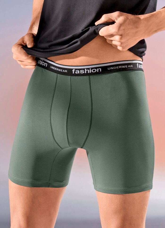 Set van vier broeken met elastische tailleband 