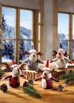 Vilten rendieren in een set van 4 