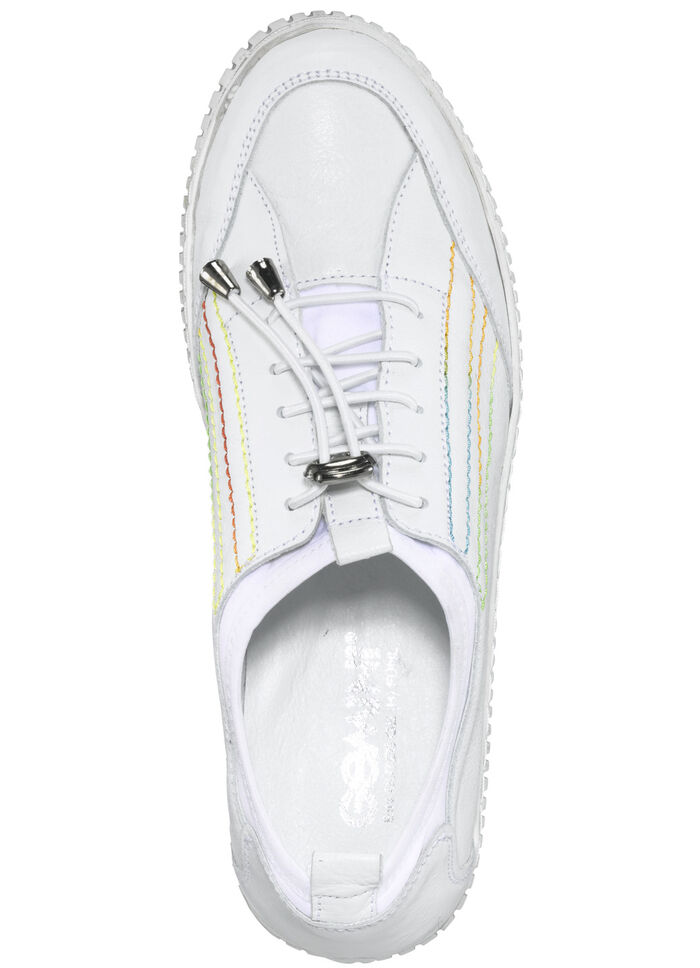 Gemini sneakers met elastisch textielmateriaal WIT