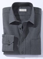 Shirt in 4 kleuren met borstzak 